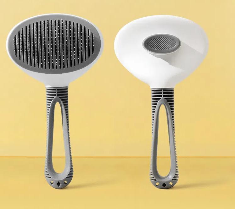 Расческа для удаления шерсти домашних животных Укладка волос Удаление волос Открытый узел Расческа для кошек Автоматическое удаление волос Уход за шерстью Расческа для собак Щетка для волос Товары для животных