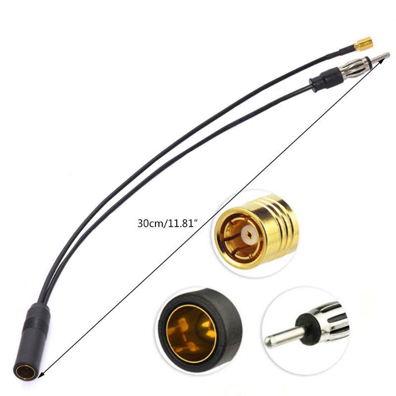 Антенный кабель для DAB SMB SMA Активная цифровая автомобильная антенна для радио ТВ приемника Автомобильная антенна Сильный стабильный сигнал
