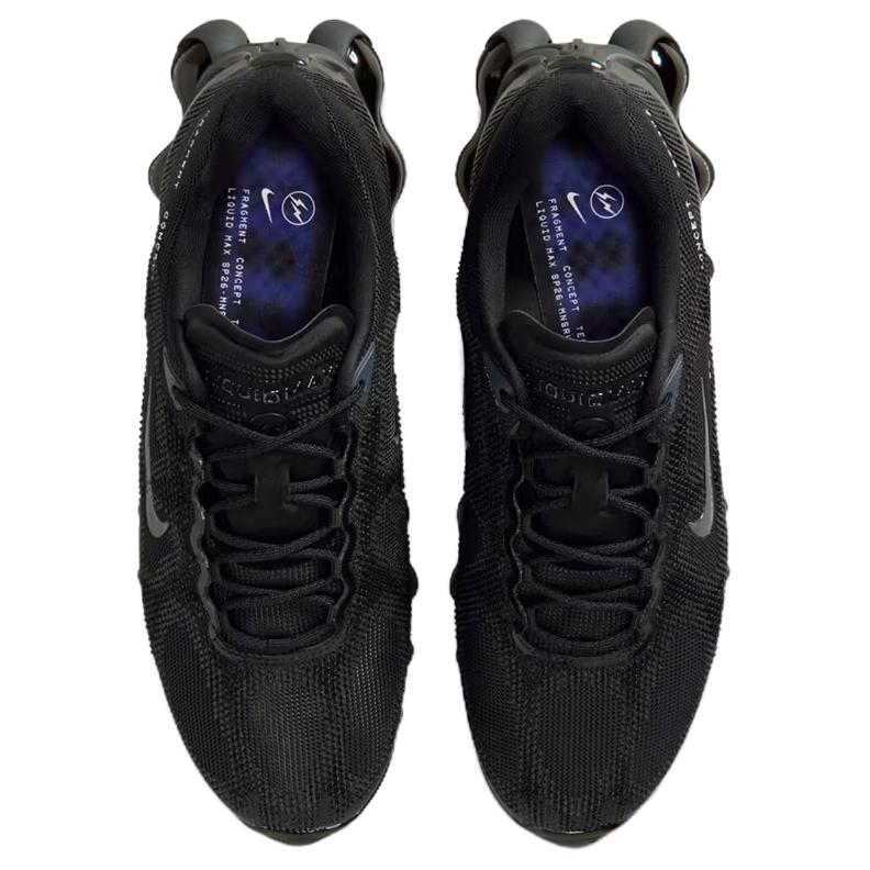 Nike X FRAGMENT AIR LIQUID MAX Беговые кроссовки Унисекс Черный IQ8601-001