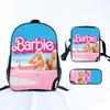 Школьный набор из трех предметов Barbie Princess с тканью Oxford для девочек-учениц
