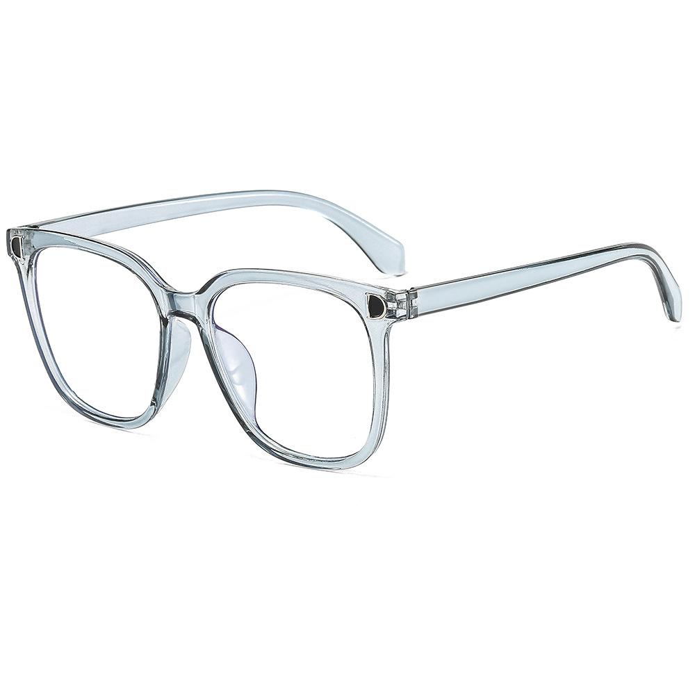 Xiaohongshu Same Glasses Frame D Word Trend Anti-Blue Flat Glasses Glasses