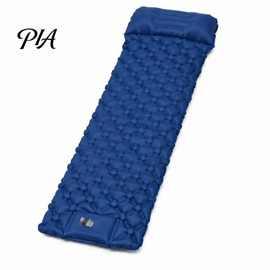 Inflatable Air Mattress Camping Sleeping Mat with Pillow & Built-in Pump, Ultralight Single Lightweight Backpacking Person Mattress, for Outdoor