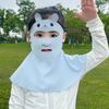 Lightweight Thin Anti-UV Face Shield Rabbit Design Neck Sunscreen Mask for 5-12 Years
