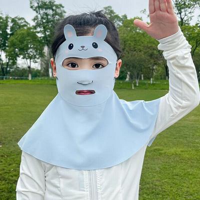 Lightweight Thin Kids Sun Protection Mask Breathable Neck Sunscreen Mask Travel Use
