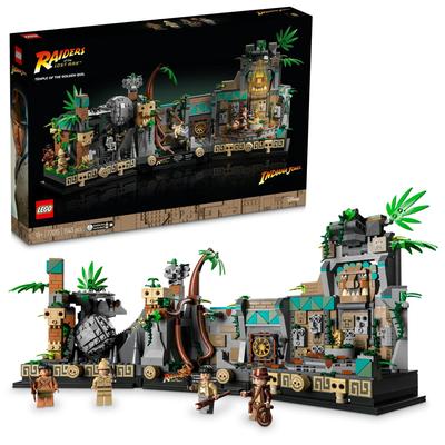 LEGO Indiana Jones Golden Statue Ruins Toy Toy Gift Birthday Block Christmas Men Women 77015