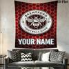 Custom Brentford Wall Hanging Printed Fabric Blanket Decorative Tapestries for Bedroom Living Room Home Decor