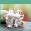 Resin Moomin Hippo Mini Scene With Creative Craftsmanship For Gift Exchange And Decoration