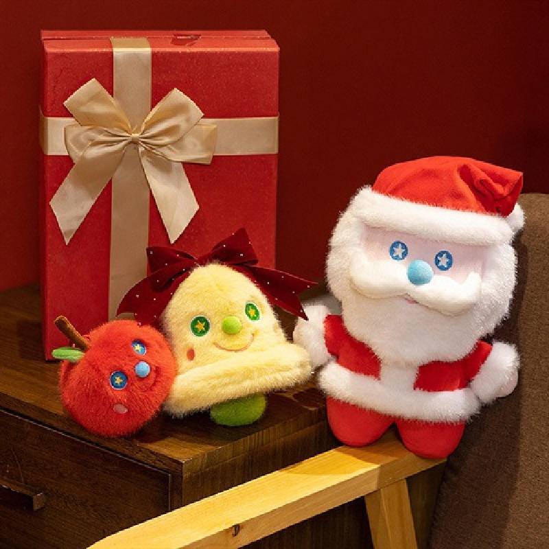 Christmas Santa Plush Toy Decorative Cushion For Kid And Holiday Gift