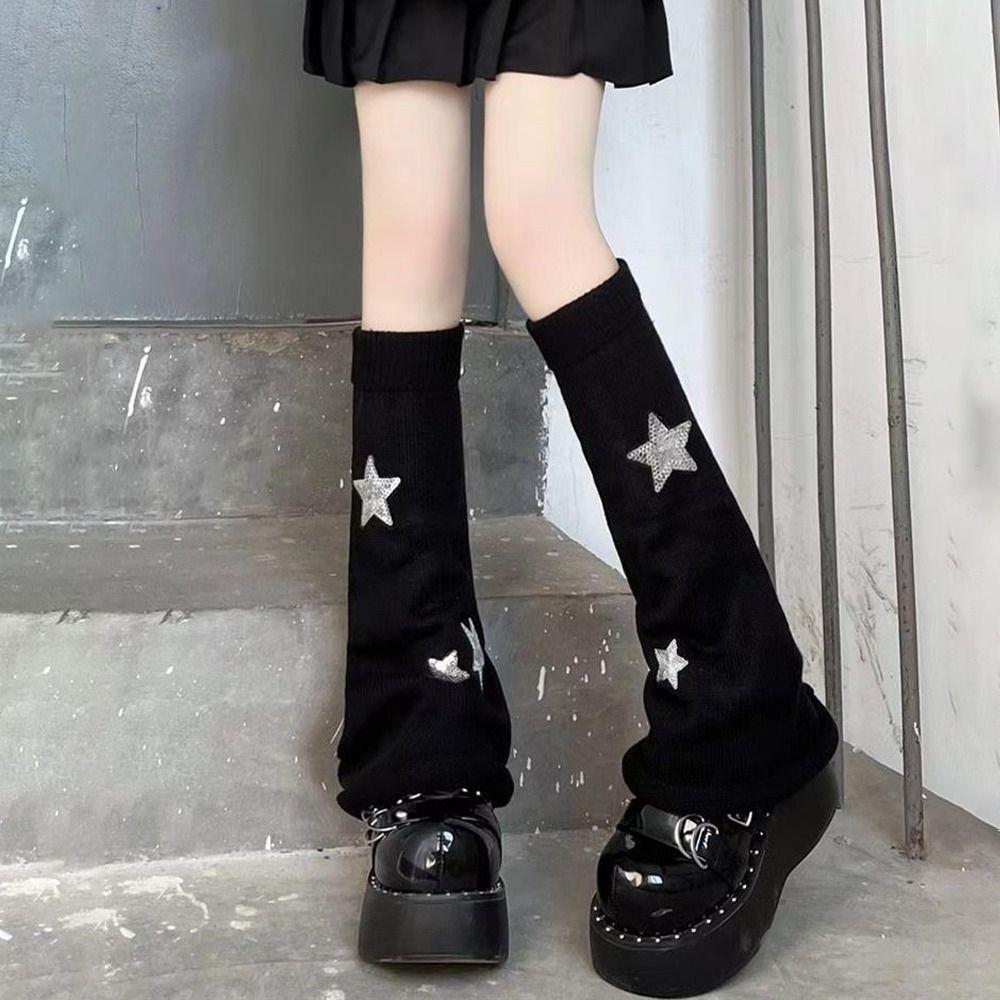 Winter Warm Thigh High Stockings Warm Thigh Women Long Socks Knitted Boot Stockings Lolita JK