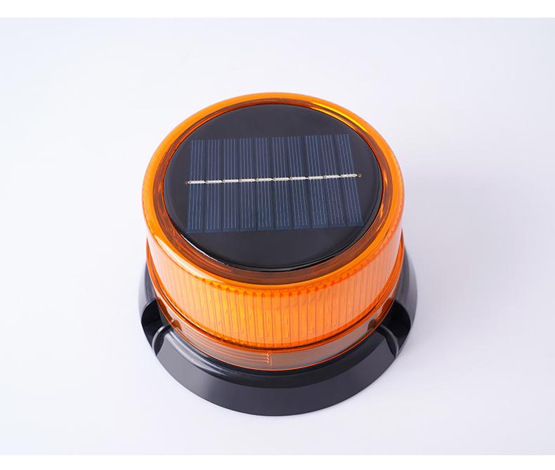 Солнечный мигающий сигнальный фонарь для дорожного движения, строительства и аварийных барьеров