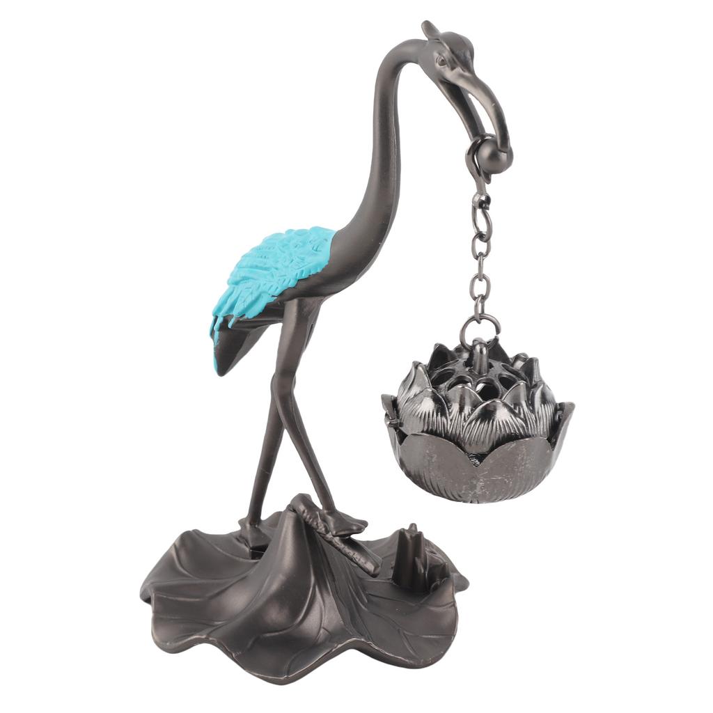 Подвесная курильница в виде журавля, инновационная, элегантная, декоративная, благоприятная, держатель для благовоний