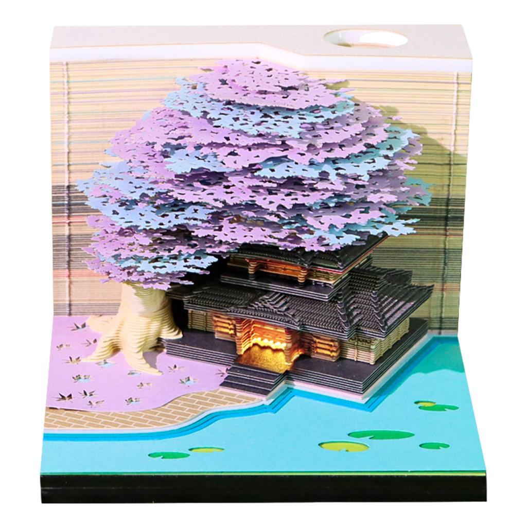 Календарь «Часы» 2026 3D блокнот для заметок Календарь со светодиодной подсветкой 3D художественный календарь Бумажная резьба Художественный блокнот для заметок для домашнего декора