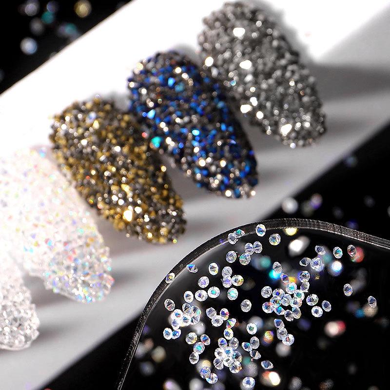 Новые украшения для ногтей Symphony Elf Bead Nail Sticky Diamond, прозрачная бутылка Micro Diamond с микробусинами