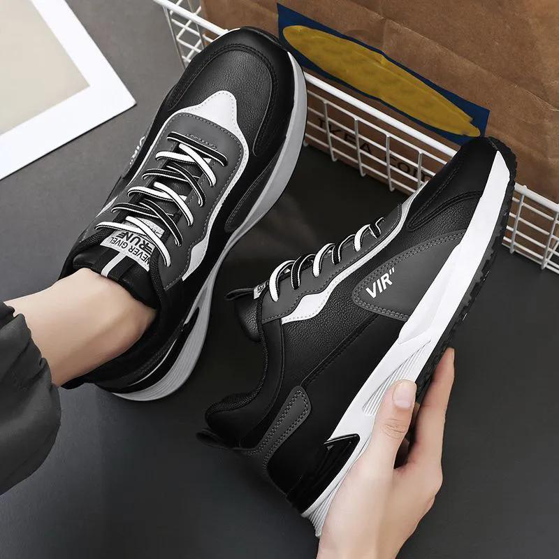 WTEMPO Мужская весенне-осенняя износостойкая обувь большого размера, легкие водонепроницаемые кроссовки с мягкой подошвой, повседневные кроссовки для бега