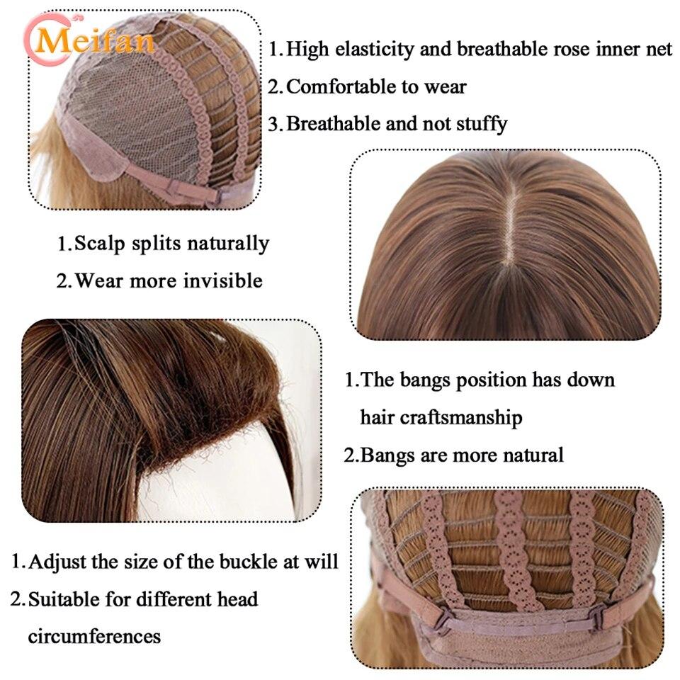 Синтетический длинный омбре красочный парик Лолиты для косплея в стиле Харадзюку с челкой, натуральные волнистые парики для Хэллоуина, розовый, фиолетовый, синий, повседневные