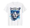 White Leopard Sunglasses Art - Animal Leopard T-Shirt