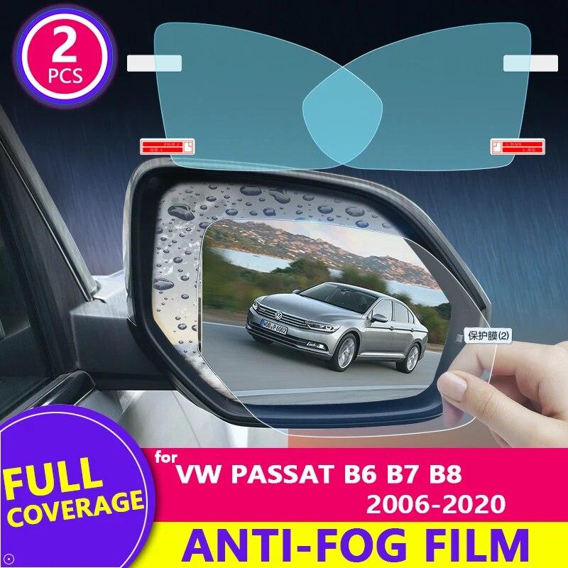 Для Volkswagen VW Passat B6 B7 B8 Зеркало заднего вида пленка HD противотуманная защита от царапин непромокаемая наклейка на авто зеркало автомобильные аксессуары