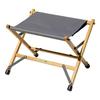 URBAN RESEARCH DOORS Custom Color WAQ Folding Wood Stool Ottoman Stool Wooden Camping Outdoor Folding Stool Folding Chair Wood Chair (GREY)