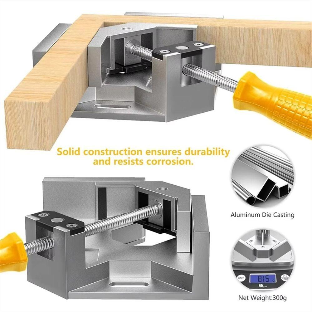 Sturdy Design Right Angle Clamp Adjustable Swing Jaws 90 Degree Angle Clamp Welding Drawers