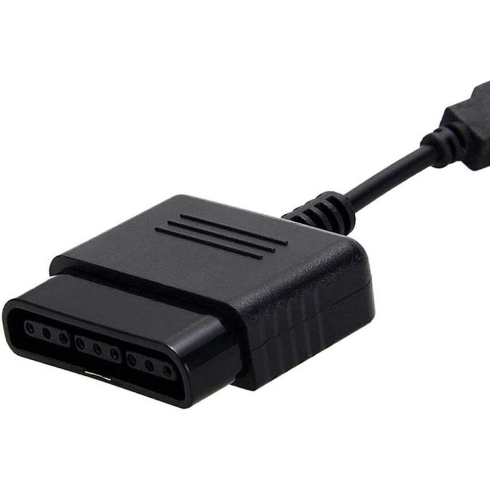 Адаптер для игрового оборудования PS1 PS2 к USB Конвертер контроллера для ПК-USB 2.0 Кабель/Функция двойной вибрации, Аналоговый и цифровой режим к USB для проводного/беспроводного