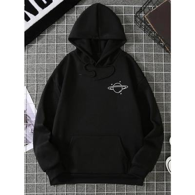 Planetary Orbit Personality Graphic Hoodies Men Fashion S-XXL Hoodie Casual High Quality Hoodies Autumn Casual Streetwear