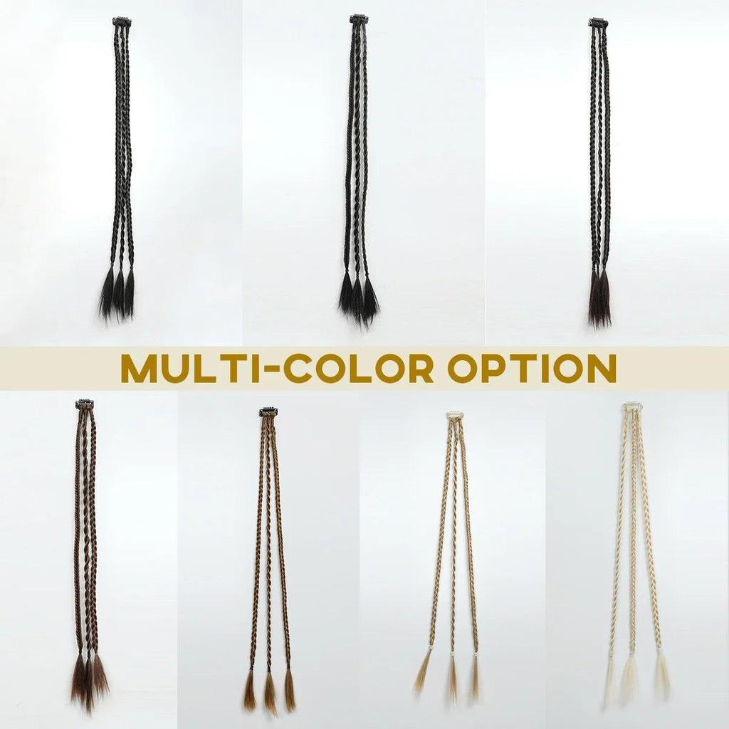 ALAN EATON 20-дюймовый синтетический парик, косы с зажимом, боксерская коса, дреды, наращивание волос на клипсе, грязные косички, боксерская коса, термостойкая