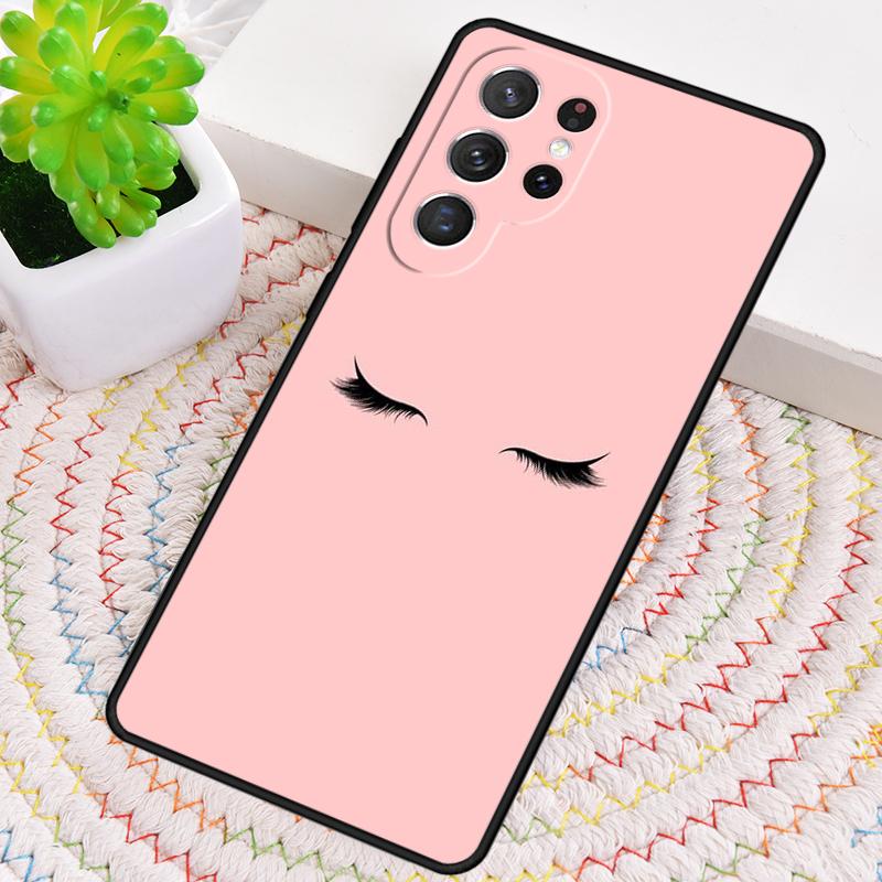 Эстетичный чехол для телефона с изображением глаз и ресниц для Samsung Galaxy note 10 pro S26 Ultra S23 S24 FE S25 S21 S22 PLUS ударопрочный