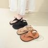 Vintage Toe Flat Sandals 2025 Summer Women's Flip-flops with Skirt Vacation Beach Roman Shoes