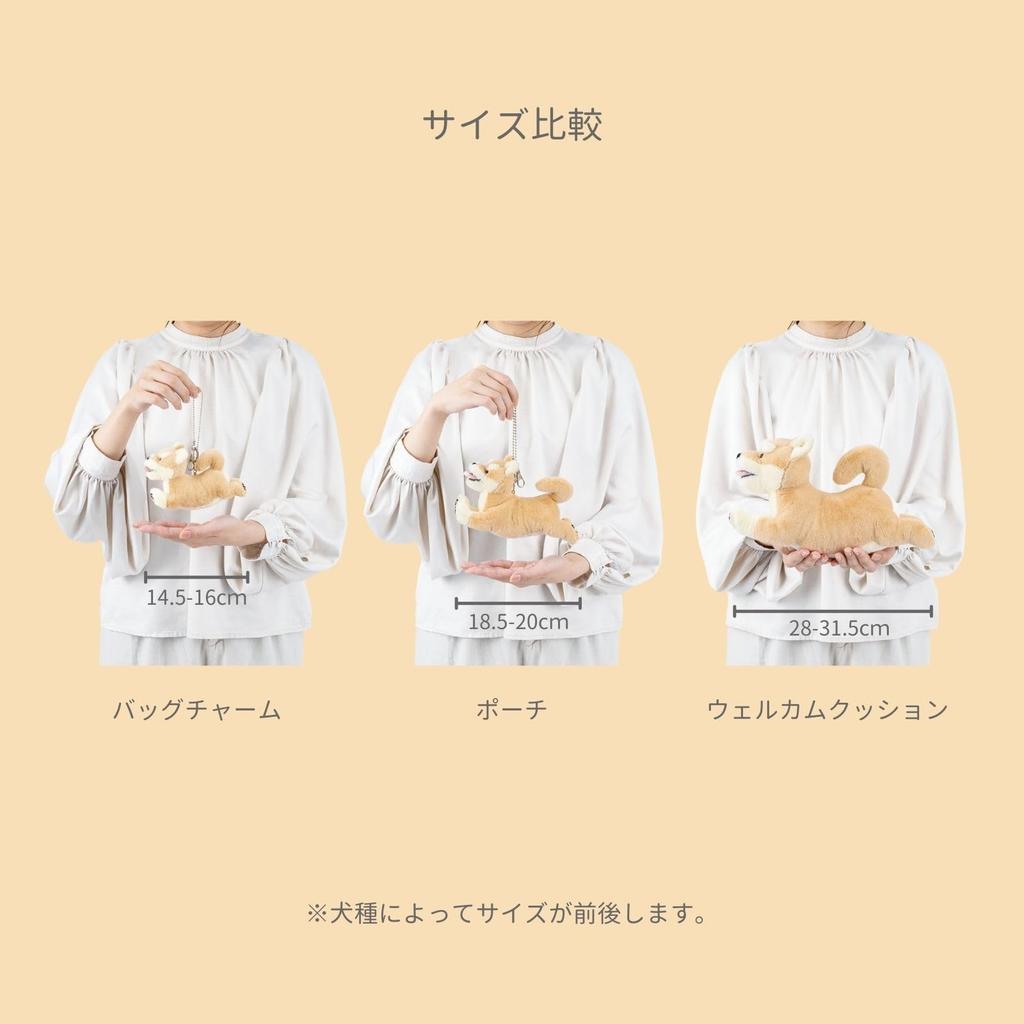 Bag Flappy Chihuahua Cute [Rib Heart] Charm, (Total Length Approx. 15.5cm), Keychain, Dog, 37251-73