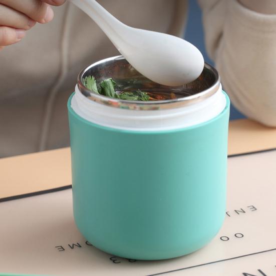 Изолированная суповая чашка Yousheng, герметичная, термокружка из нержавеющей стали для овсянки, молочной каши, семейного обеда, емкость для еды объемом 430 мл