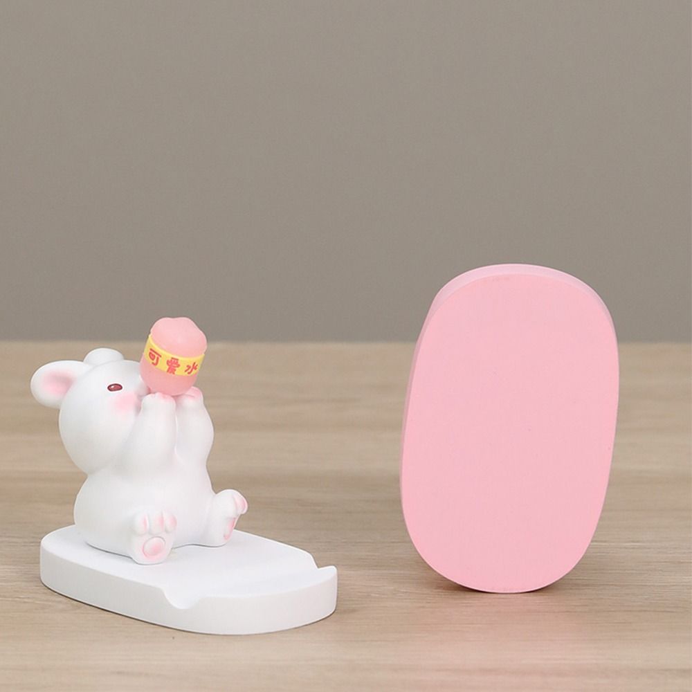 Смоляная кукла Милое животное Подставка для телефона Поддержка Милый кронштейн для телефона Мультяшный держатель для мобильного телефона Студент