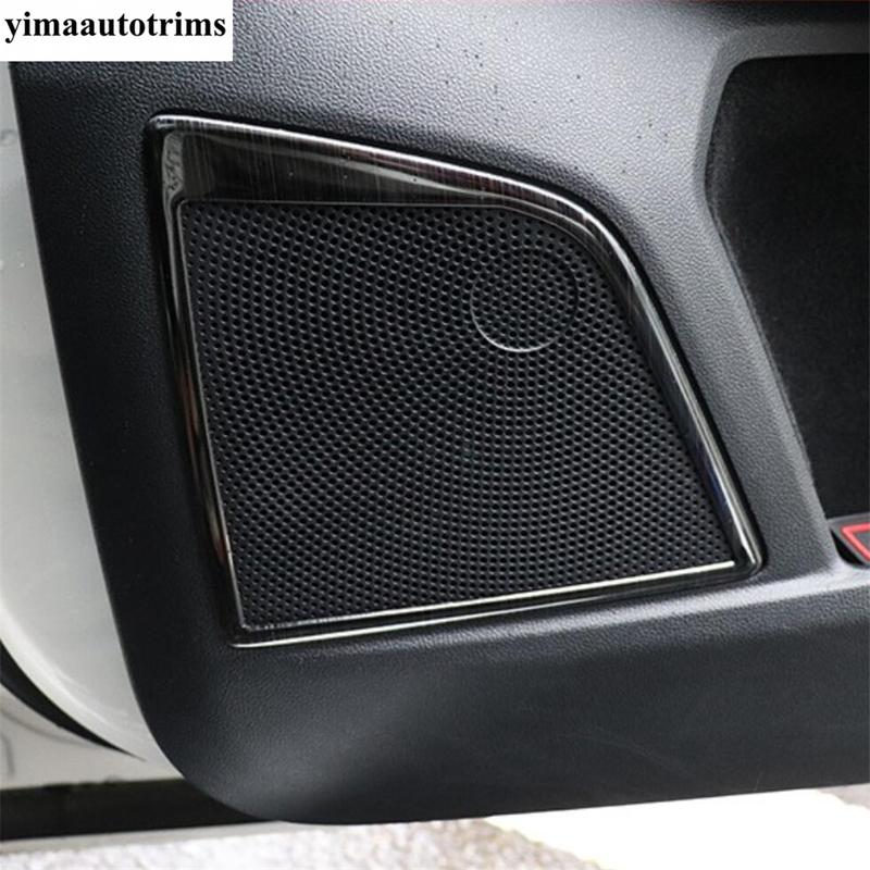 Car Inner Door Speaker Audio Frame Decoration Cover Trim Stainless Steel Accessories Interior Fit For Ford Focus MK4 - 2024