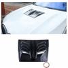 Glossy Black Car Exterior Hood Vent Scoop Cover Air Intake Grille Inlet Trim