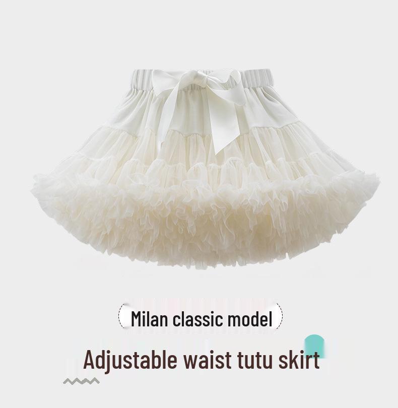 Синяя юбка-пачка принцессы: Платье из сетчатой пряжи для девочек на весну/лето