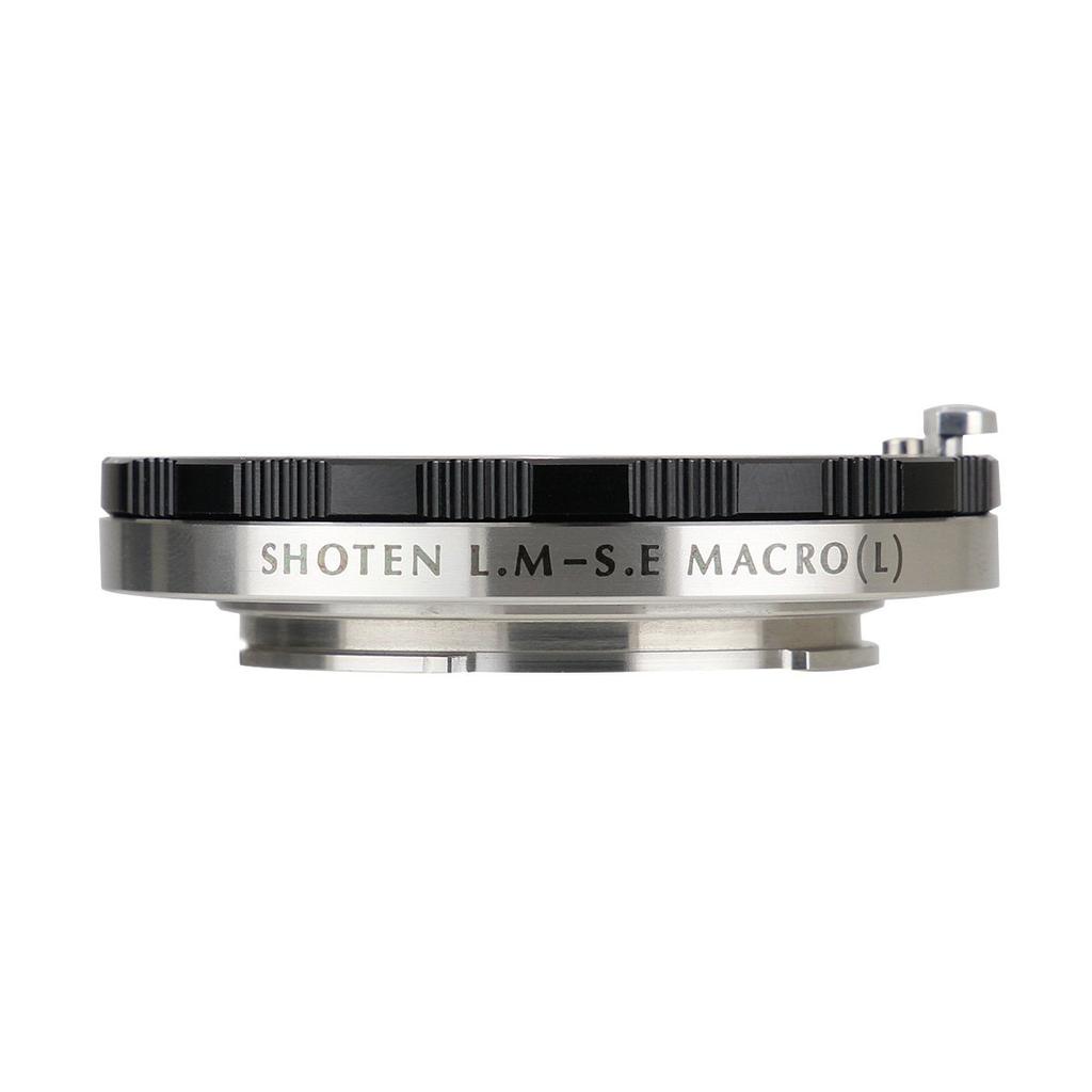 SHOTEN Mount Adapter M Lens To Sony with Helicoid Version LM-SE (Leica M-Mount E-Mount Adapter) (Light (+5mm), Black)