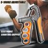 Силовой тренажер с ручным захватом, счетный, 5–100 кг, регулируемый, для мужчин и женщин, электронный тренажер для предплечий, укрепитель мышц, разработчик, оборудование для фитнеса