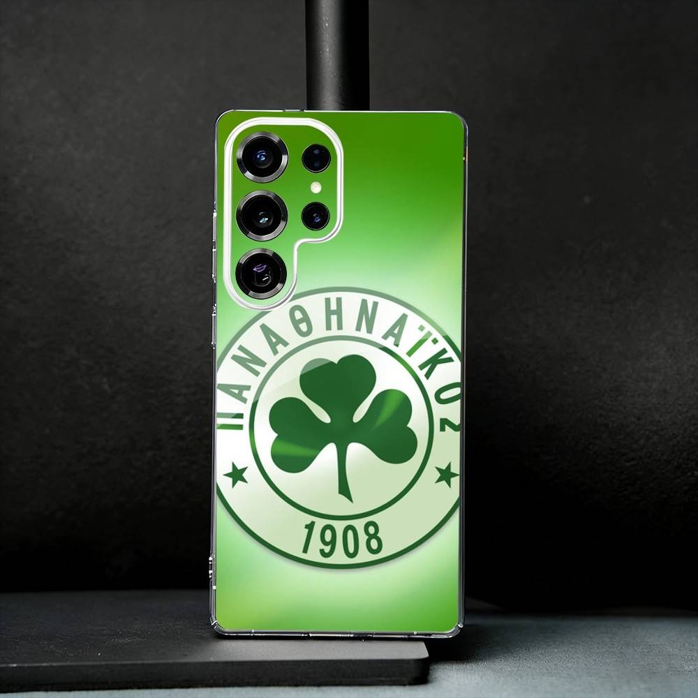 ART Panathinaikos A-Athens PA Phone Case For Samsung S25,S24,S21,S22,S23,S30,Ultra,S20,Plus,Fe,Note,10,9,5G Transparent Cover