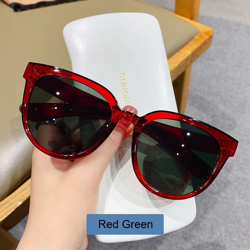 Fashion Cat Eye Sunglasses Woman Brand Designer Shades Retro Mirror Sun Glasses Female Clear Lens Vintage Gafas De Sol