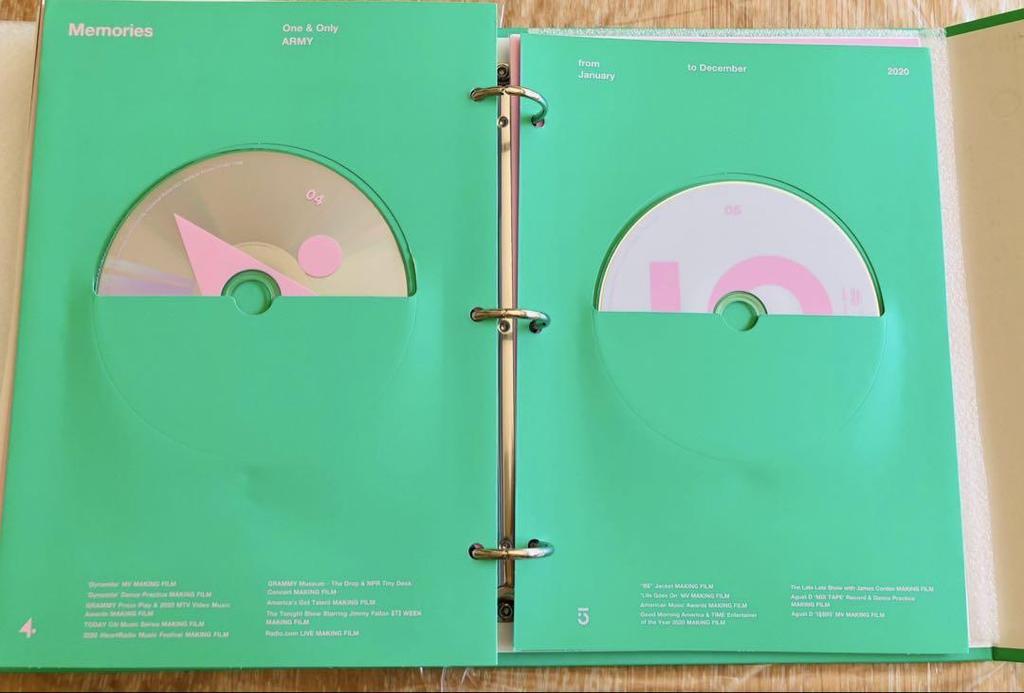 [USED] BTS Memories of 2018 2020 DVD