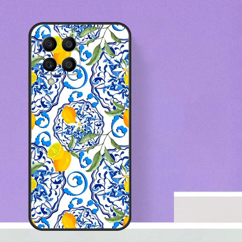 Mediterranean Lemon For Samsung Galaxy M21 M51 M12 M32 M52 M13 M23 M33 M53 M34 M54 M30s M31s M15 M55 M20 Case