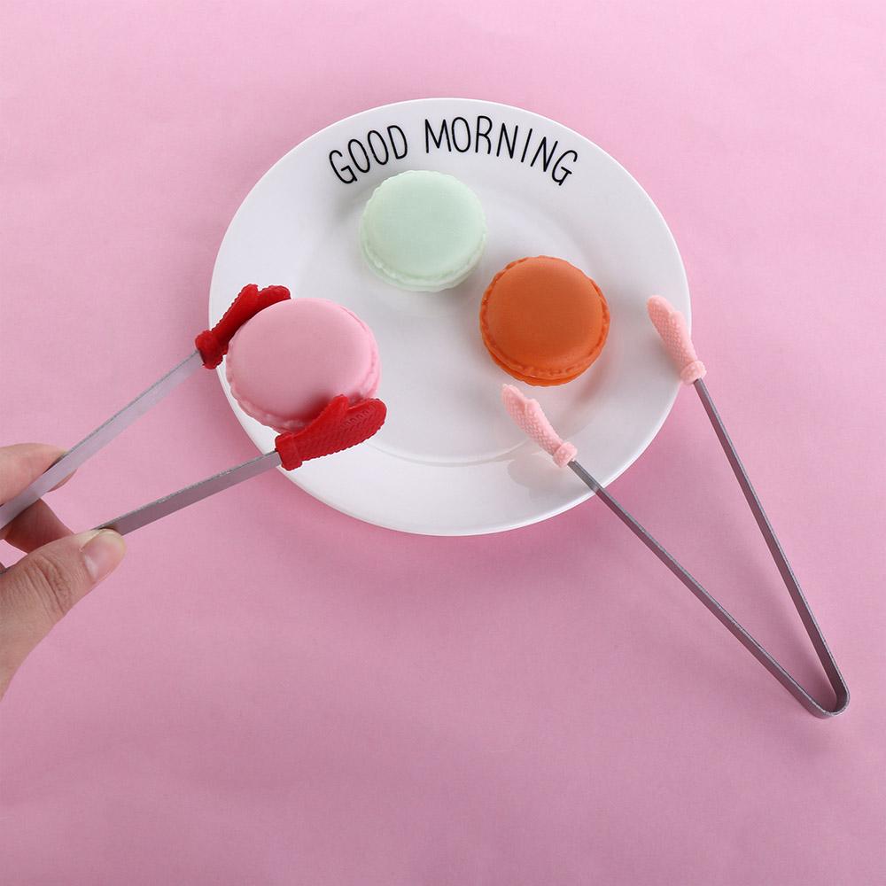 Heat-Resistant Kitchen Tool Bread Salad Barbecue BBQ Tong Food Clip Cooking Utensils Ice Cube Clamp