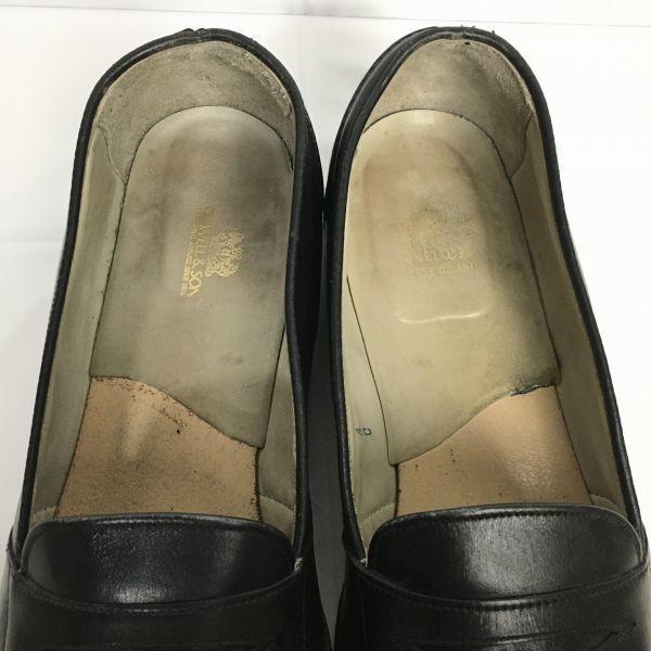 ALDEN для CULWELL & SON Сделано в США Винтажные Пенни-лоферы Мокасины Слипоны Черные Размер 12A/C / 28.5-29.5см(ИСПОЛЬЗОВАЛ)