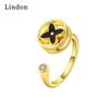 Классическое кольцо Lindon из медного сплава с цирконием, женские ювелирные изделия, свадебный подарок для вечеринки