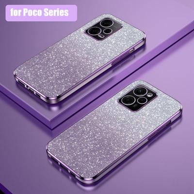 Poko X 5 X5pro Роскошный блестящий чехол с градиентным покрытием для Xiaomi Mi Poco X5 Pro 5g Женский силиконовый противоударный чехол на Pocox5