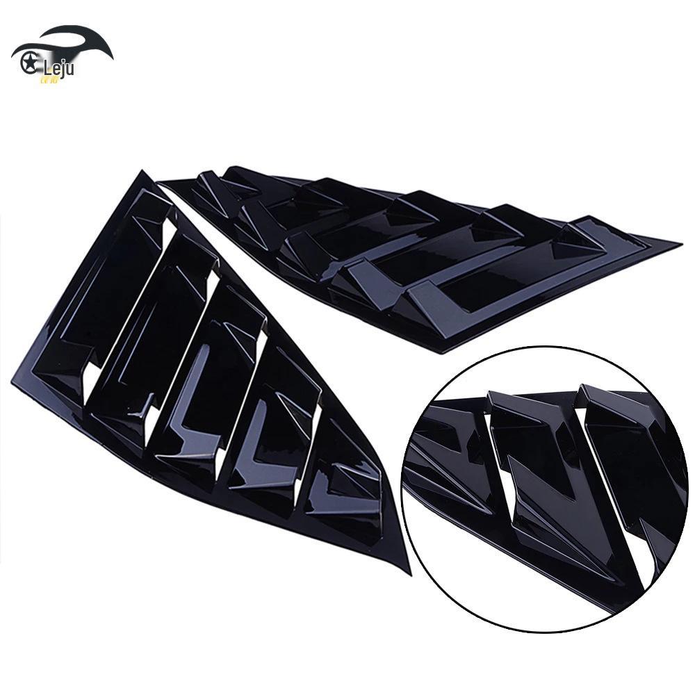 2018 Honda Accord Tenth Gen Carbon Fiber Rear Side Window Louvers - Adhesive Type