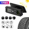 Tire Pressure Monitoring System Tyre Pressure Sensor Temperature Warning Auto Security Alarm Car TPMS Solar Power