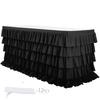 Five Layer Cake Table Skirt Rectangular Stall Birthday Party Wedding Cake Table Skirt Hotel Party Festival Decoration Atmosphere