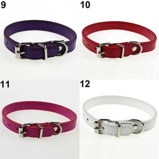 Однотонные ошейники для щенков