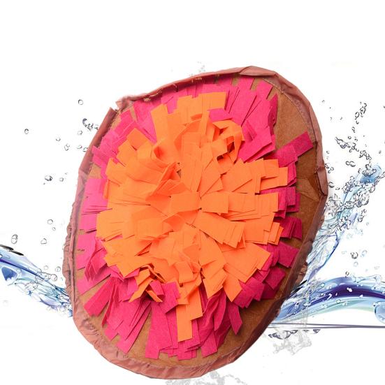 Коврик для обнюхивания собак, складной коврик для медленного кормления, интерактивная игрушка-головоломка, нескользящая собака