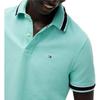 Tommy Hilfiger Polo Shirts Men's Light Jade Green Heather Moderate Straight Fit XM07582-M2F